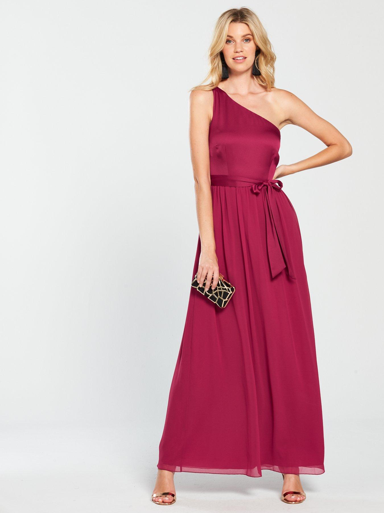 One Shoulder Maxi Dress